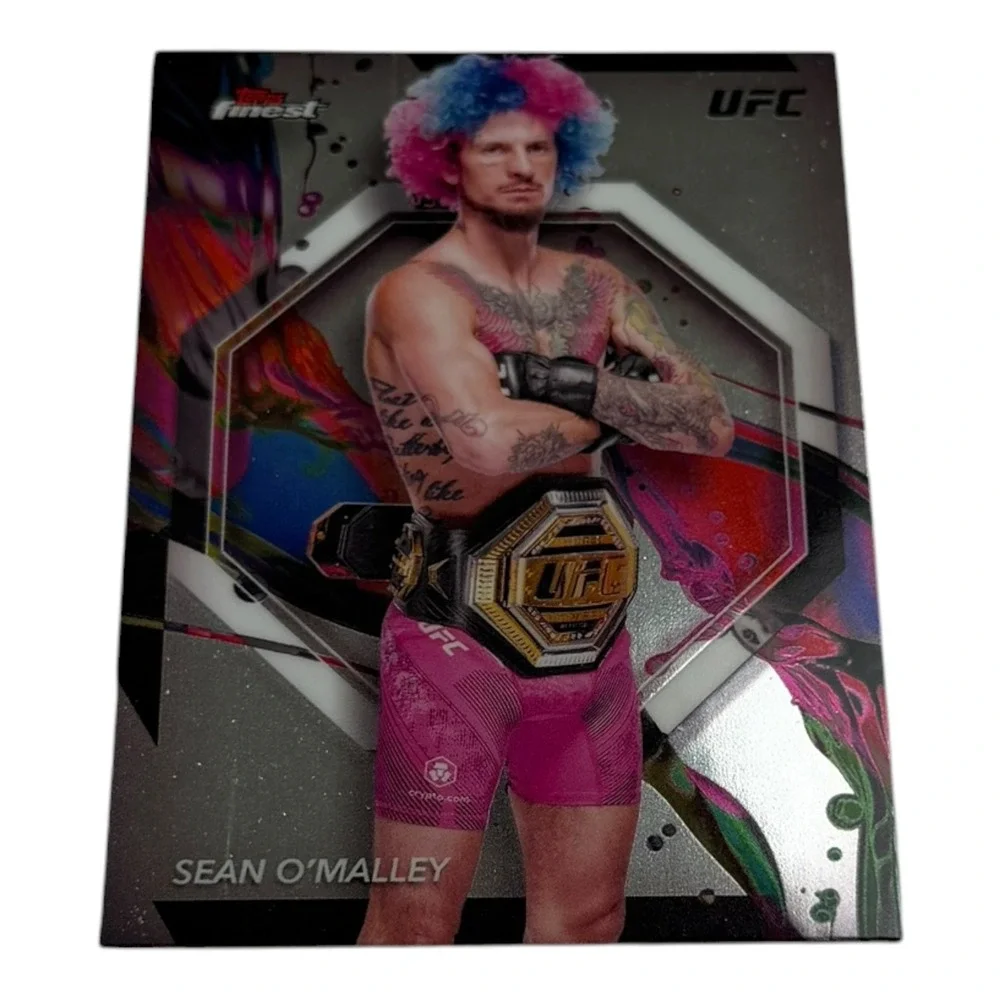2024 Topps Finest UFC Sean O'Malley Common Card 40 Bantamweight Champion Suga
